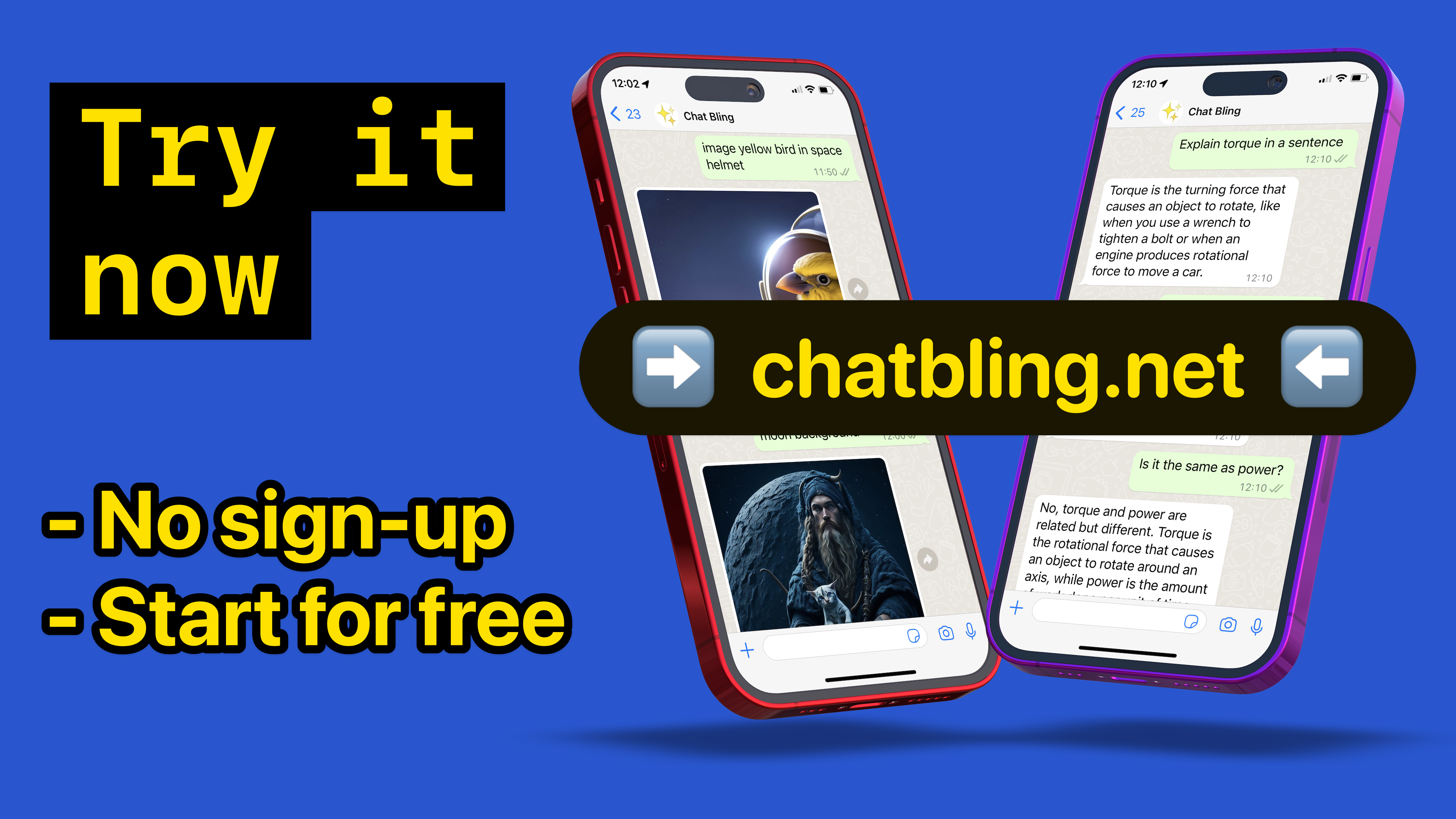 AI와 채팅 블링 - whatsapp with ai : chatgpt, 이미지 생성 및 텍스트로의 음성 미디어 4
