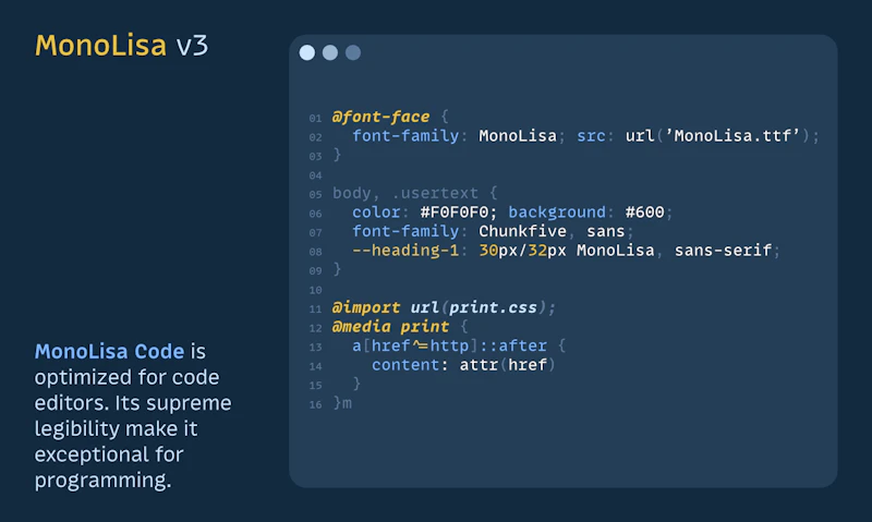 MonoLisa v3 screenshot 4