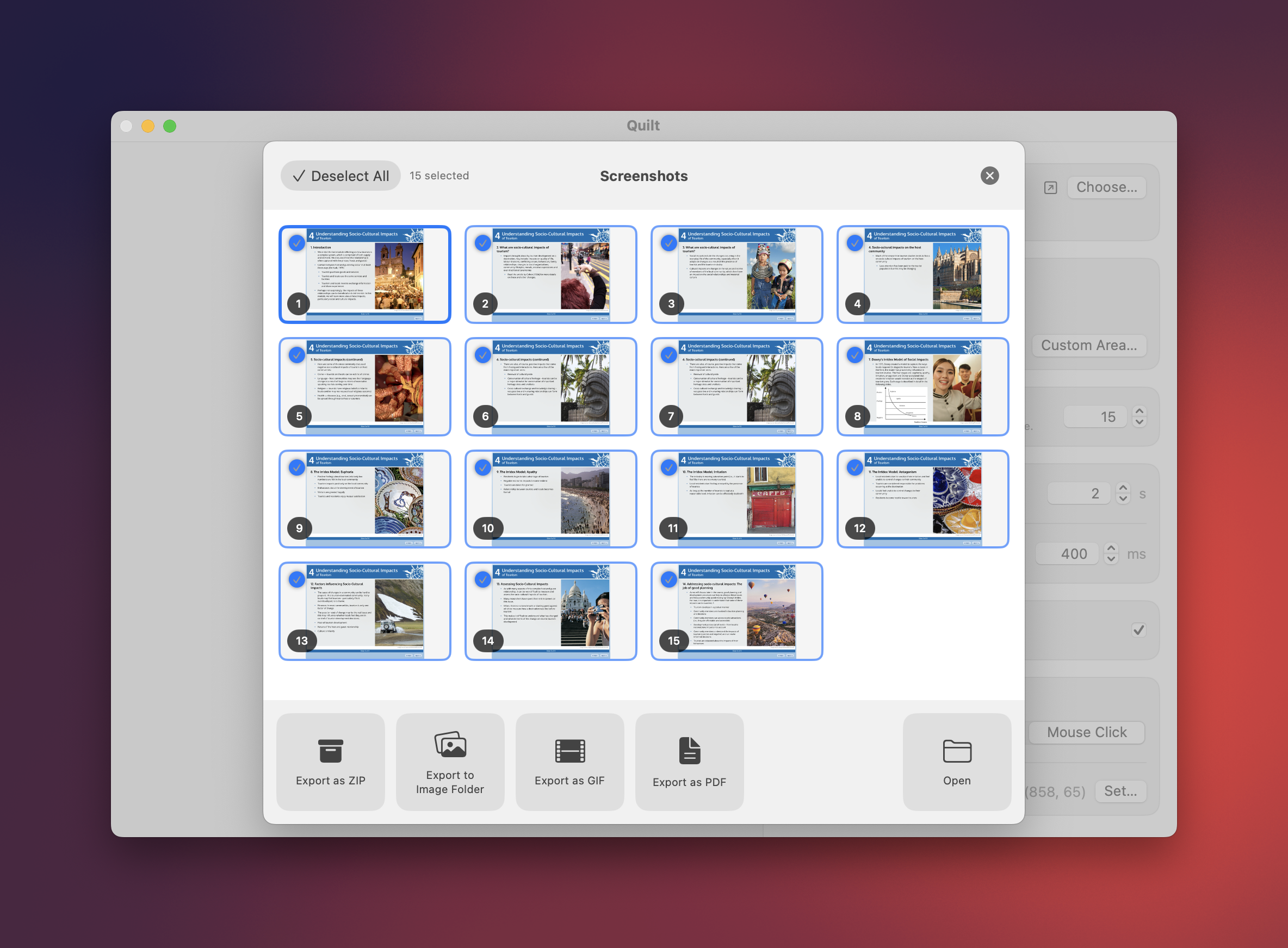 Quilt - Capture textbooks, slides & more gallery image