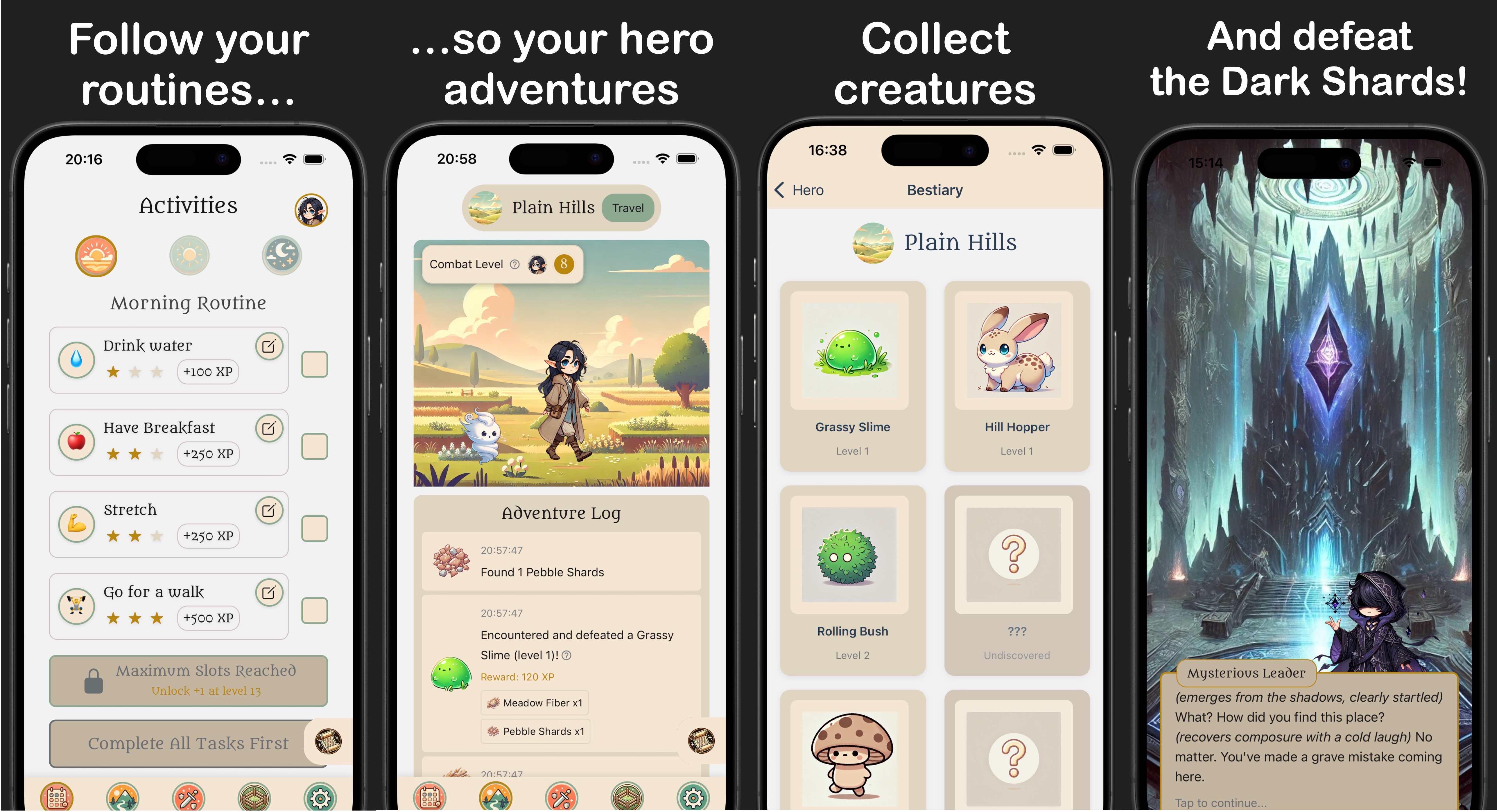Idle gewoonten - 100% gratis RPG Tracker - Transformeer je routines in epische quests media 2