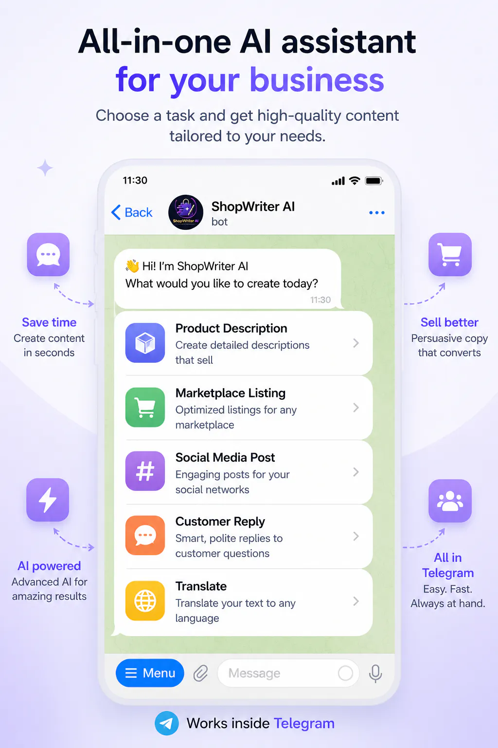 ShopWriter AI 截图 2