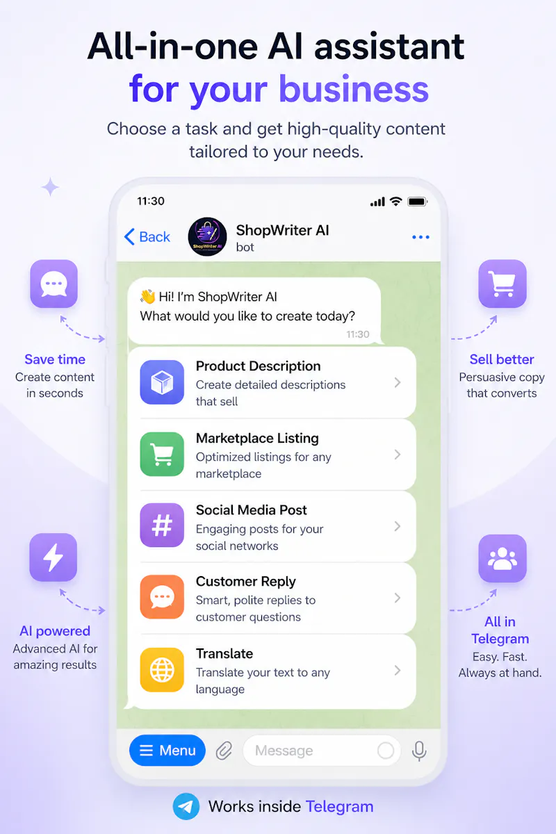 ShopWriter AI screenshot 2