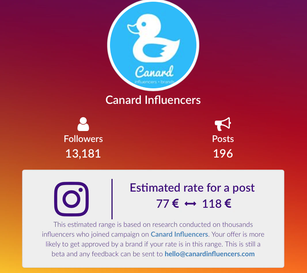 Canard Calculator 🚀