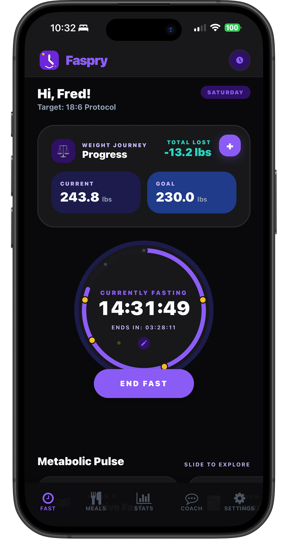 Faspry: Fasting, Recipes, & Wellness 截图 7