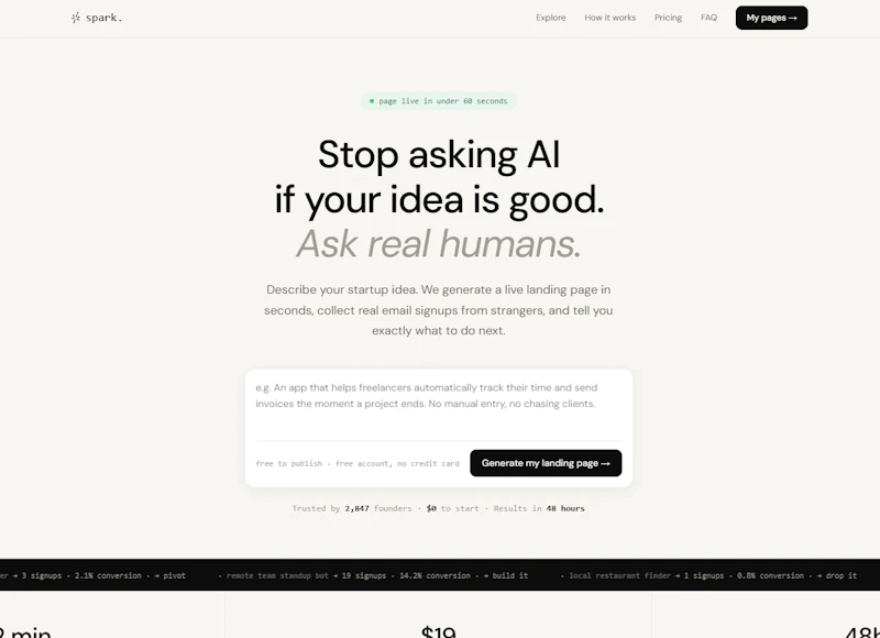 spark screenshot 2