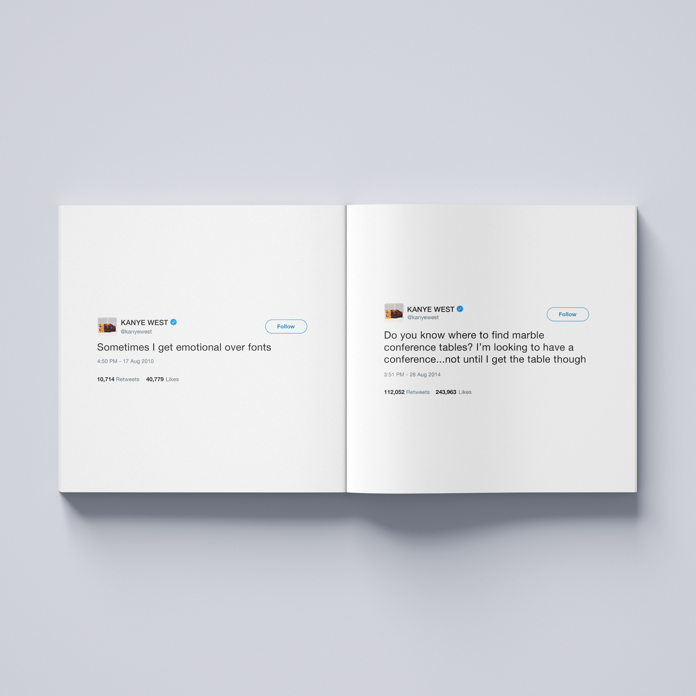 Kanye Says: Curation of Timeless Tweets gallery image
