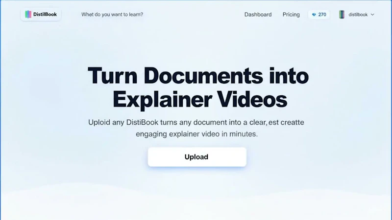 Distilbook screenshot 1 (video preview)