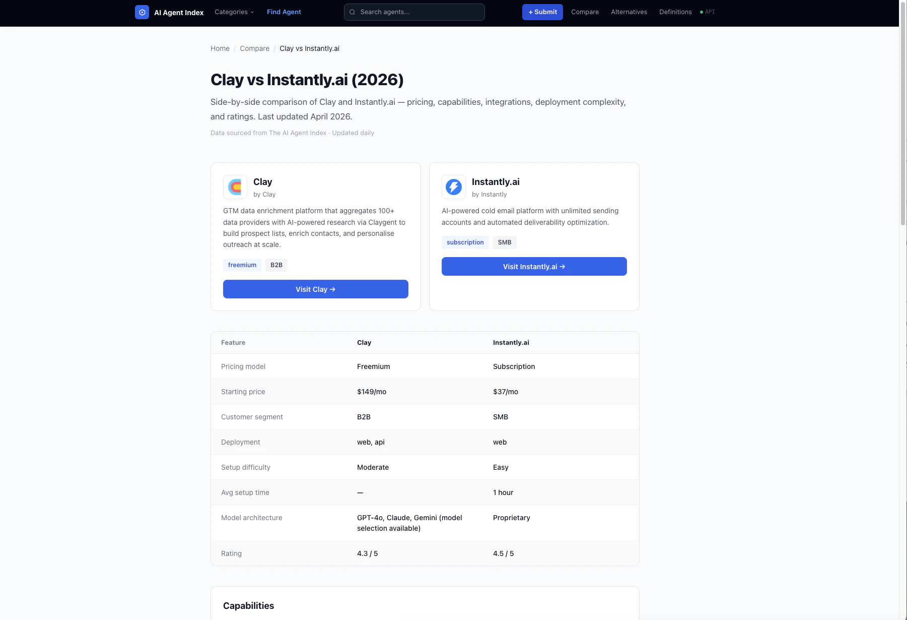 The AI Agent Index screenshot 4