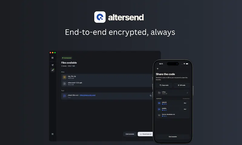 Altersend screenshot 4