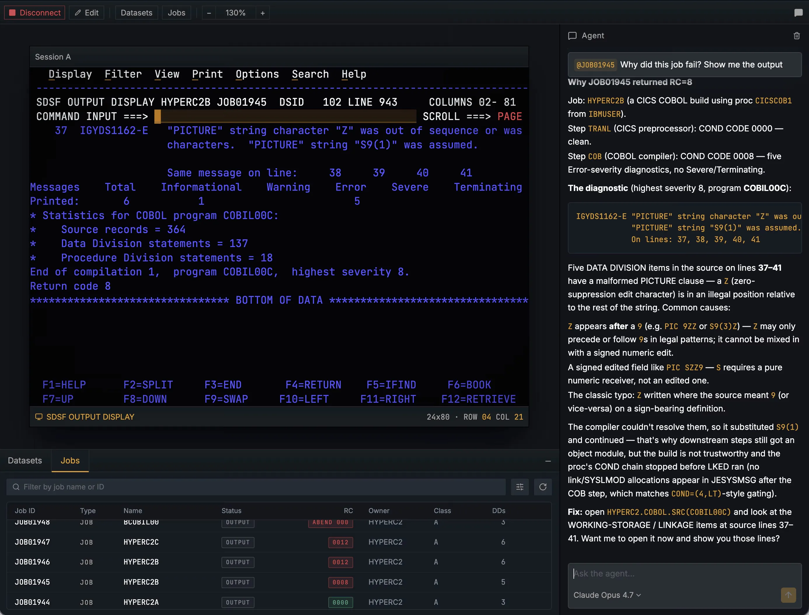 Hopper Debugger Hopper: First agentic development environment for mainframe/COBOL ...