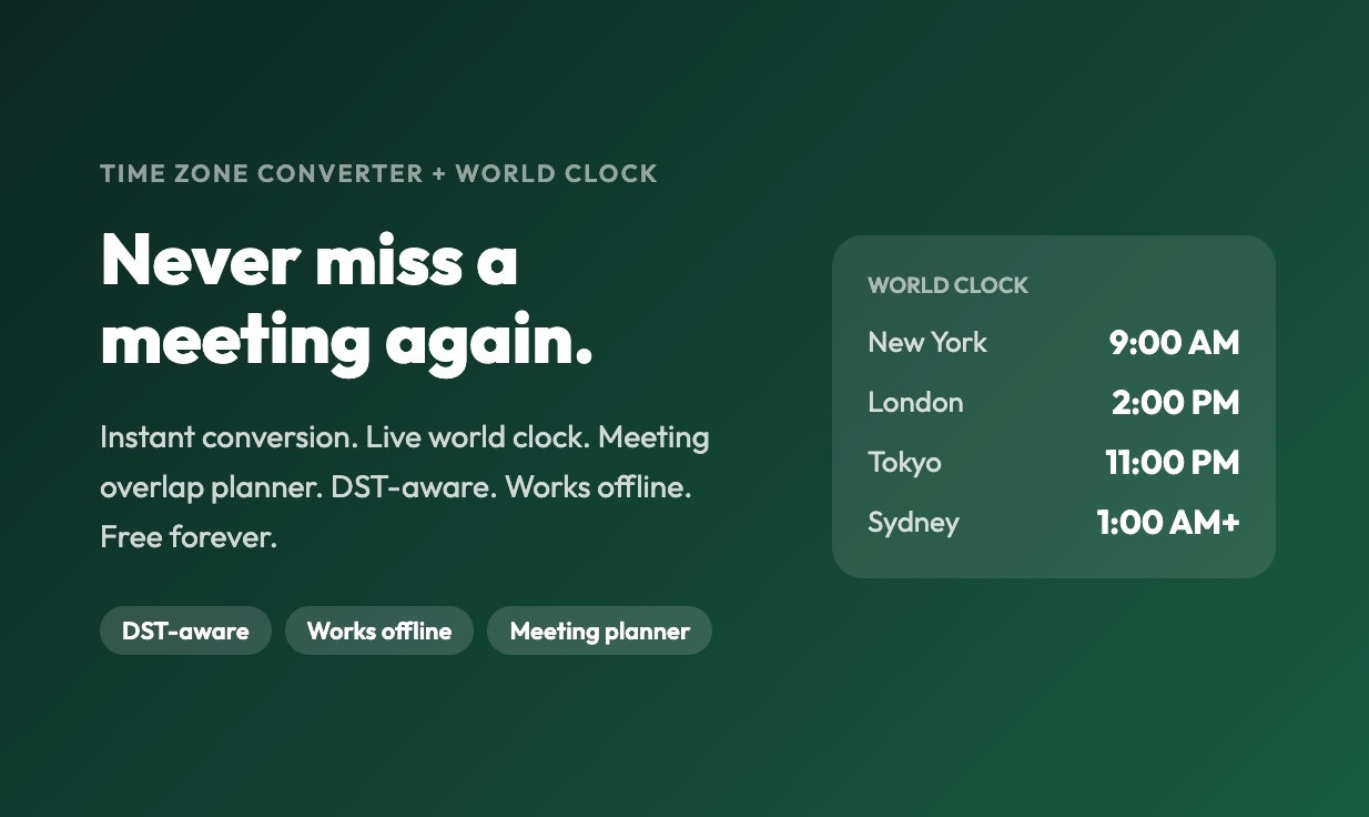 Time Zone Converter gallery image