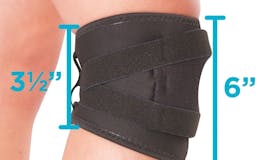 Plus Size Patellar Tracking Short Knee Brace media 1