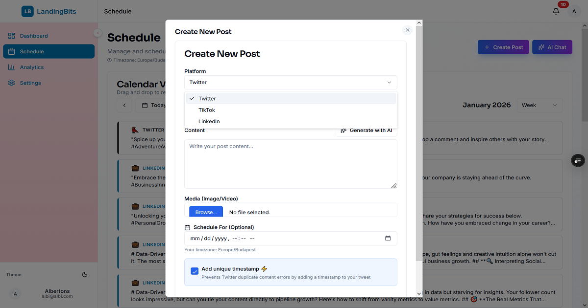 LandingBits - Screenshot 3 showing product features and functionality