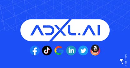Screenshot der ADXL-Plattform, die miteinander verbundene Kampagnen auf Amazon, Google, Facebook und Instagram präsentiert.“