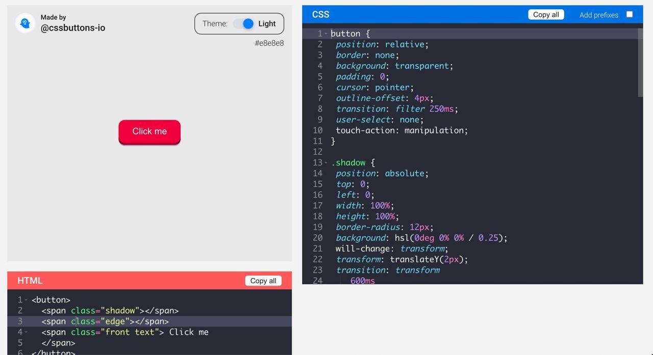CSS Buttons IO gallery image