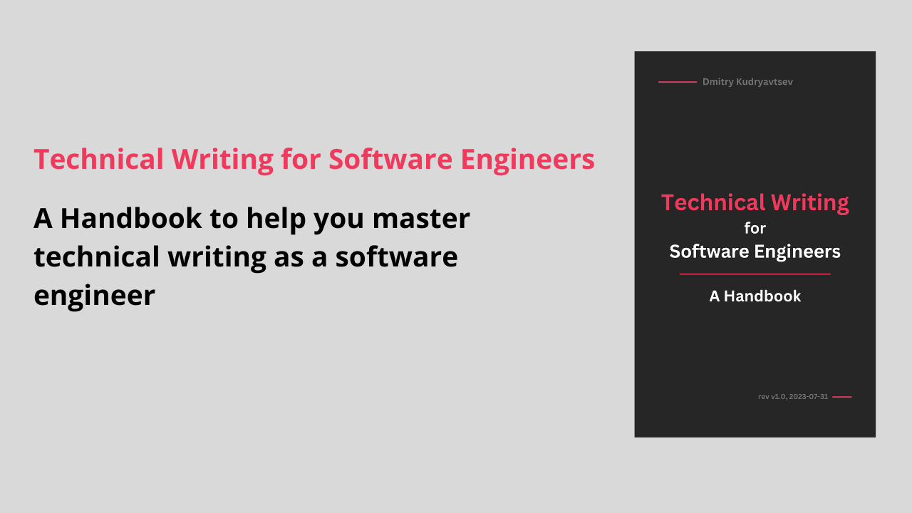 Média Écriture technique pour les ingénieurs logiciels - Un manuel pour vous aider à maîtriser l'écriture technique sous le nom de SWE 1