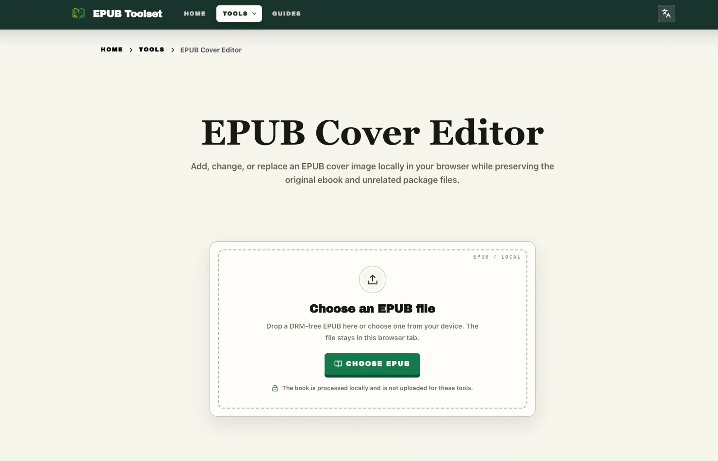 Free EPUB Tools Online gallery image