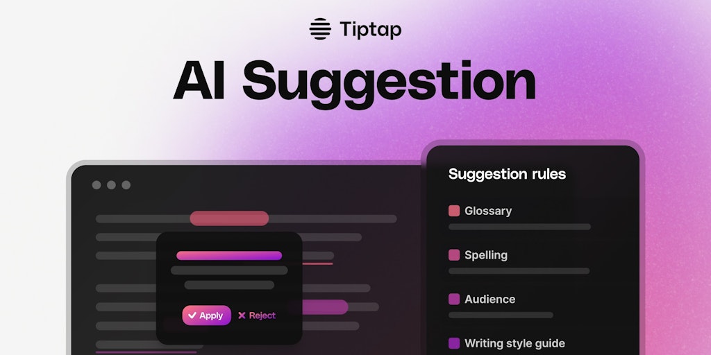 Tiptap AI Suggestion