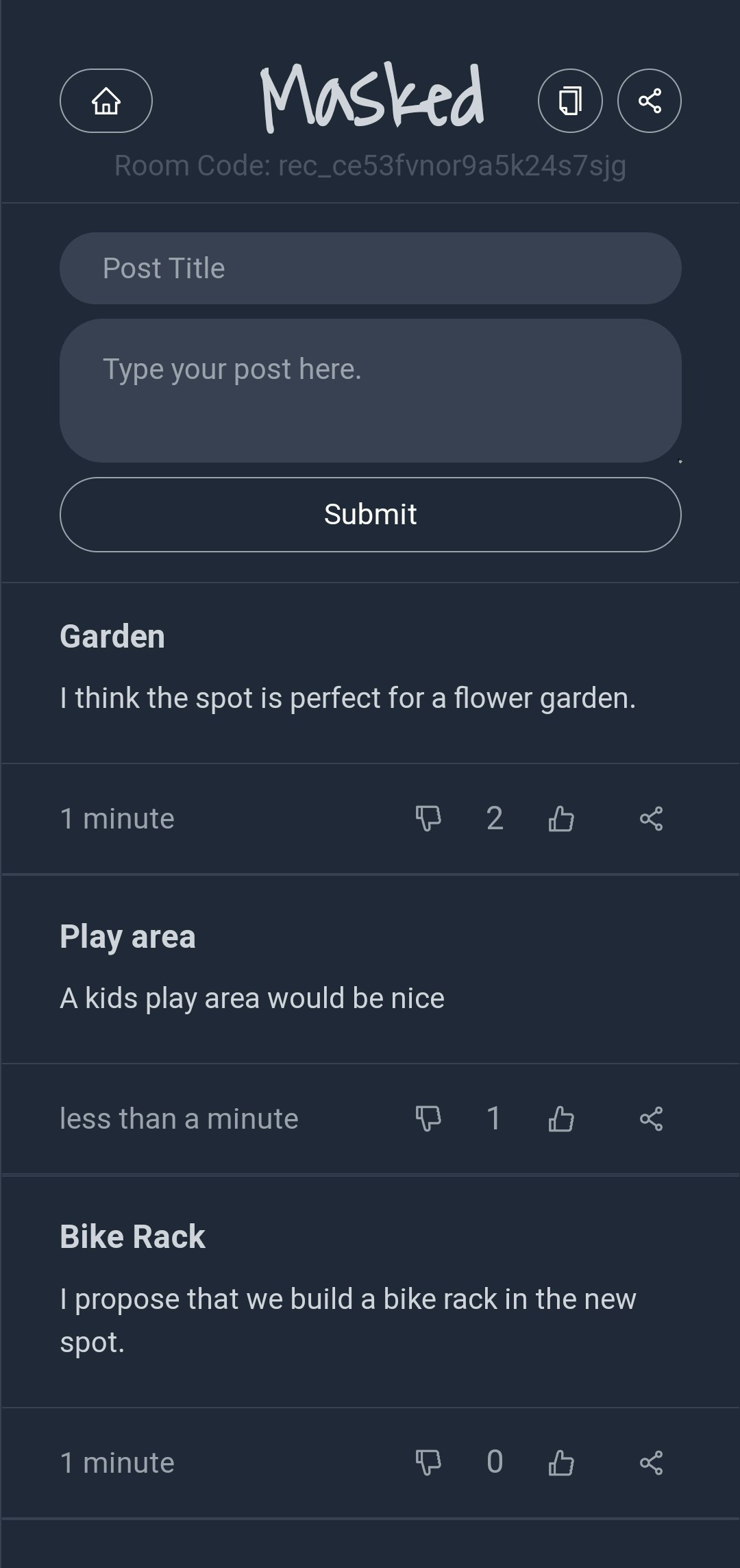 Media Bertopeng - Perkongsian tanpa nama dengan upvoting dan downvoting 7