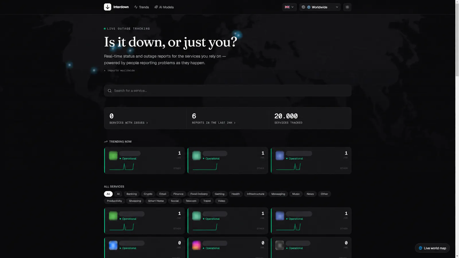 Interdown screenshot 1