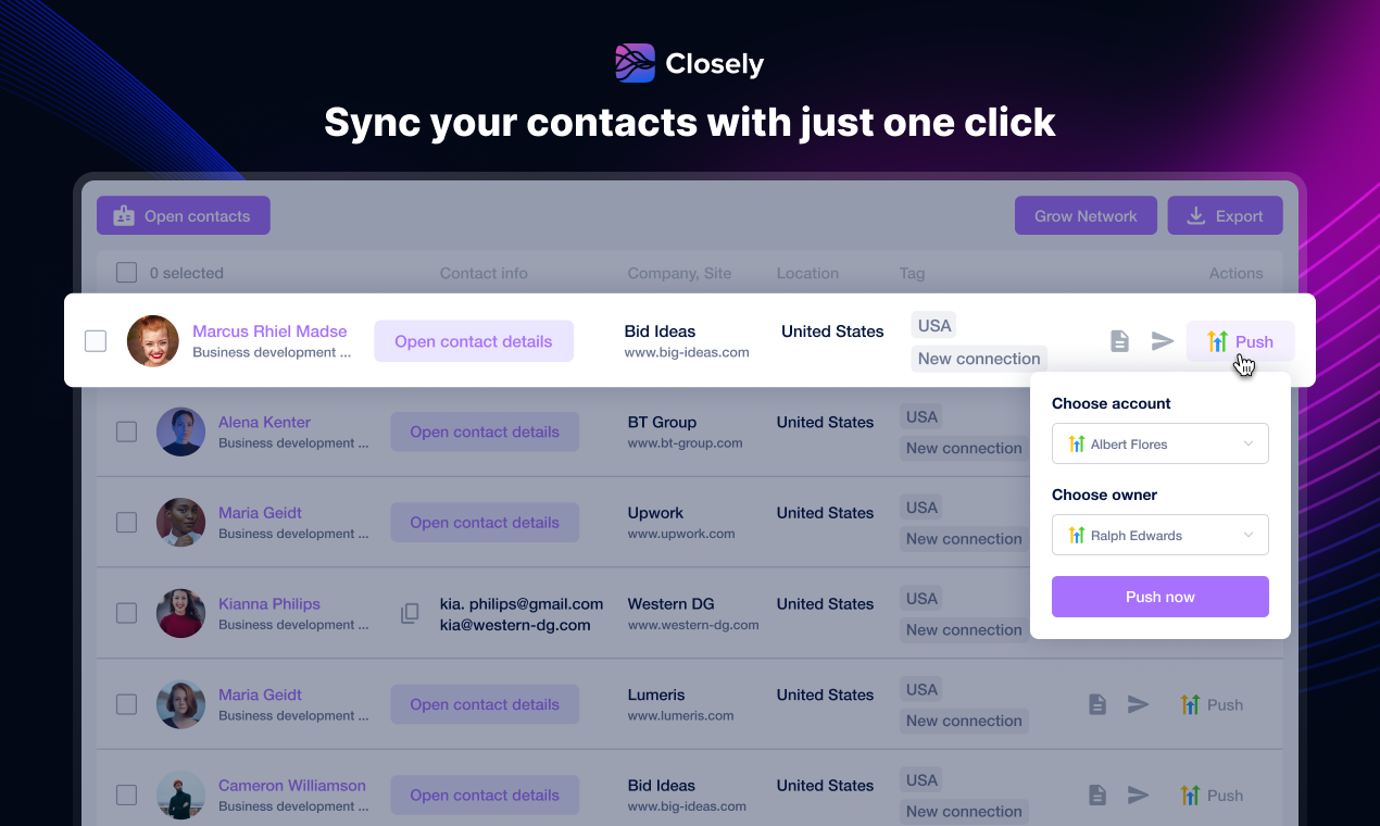 GHL & LinkedIn Integration by Closely - Screenshot 3 preview