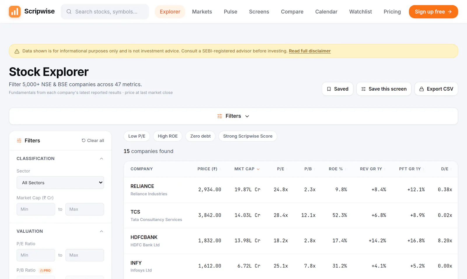 Scripwise screenshot 1