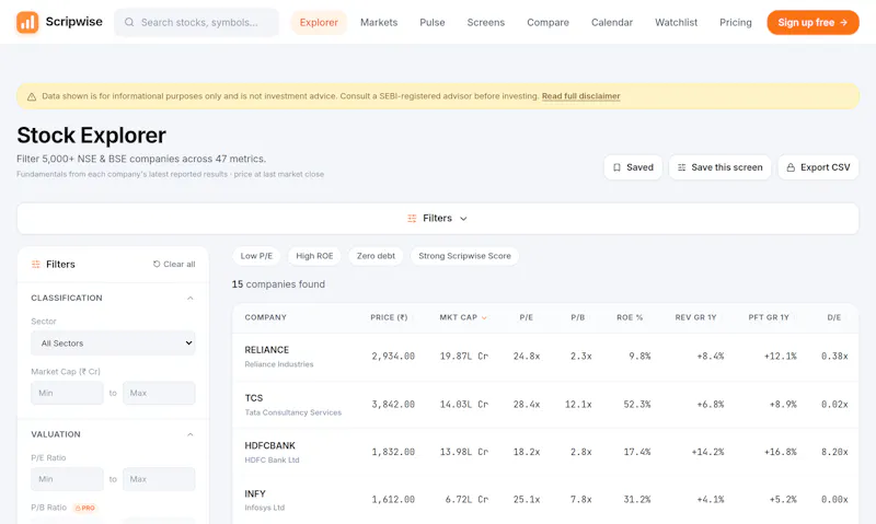 Scripwise screenshot 1