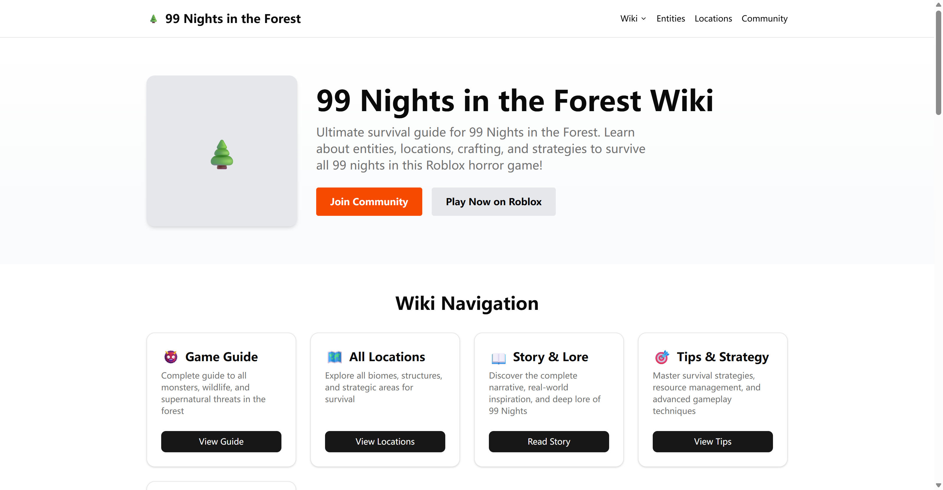 99 Nights in the Forest Wiki - Survival horror game guide media 1