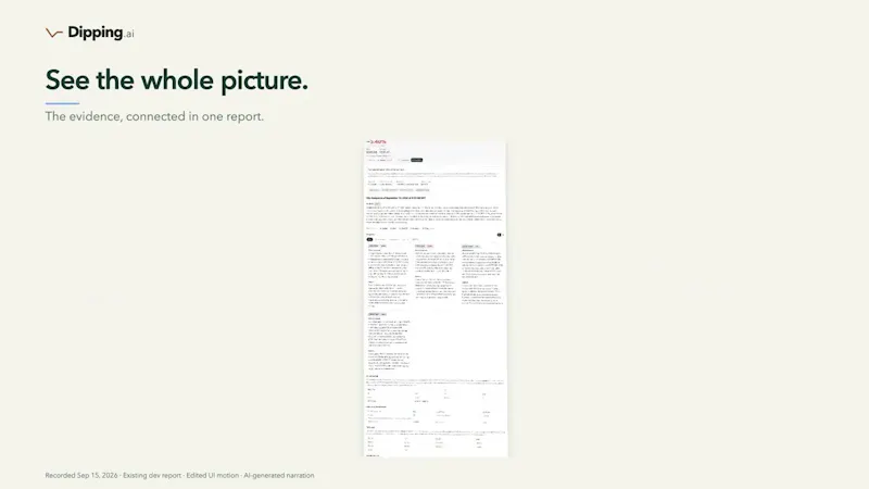 Dipping.ai screenshot 1 (video preview)