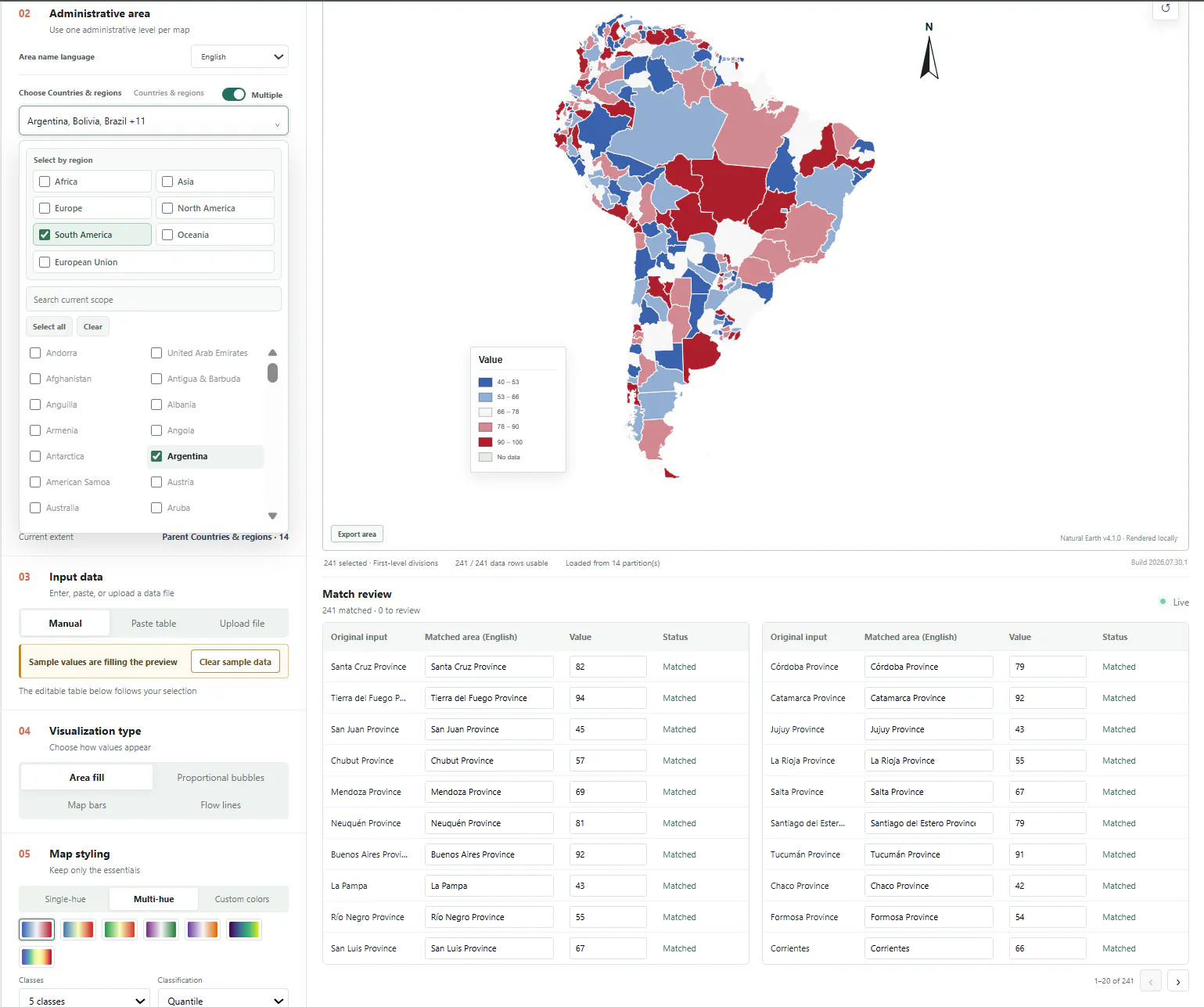 EasyMap Charts gallery image