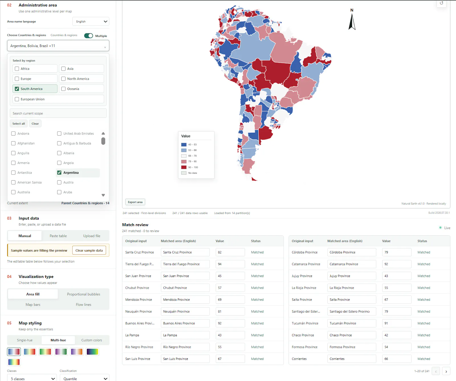EasyMap Charts screenshot 4