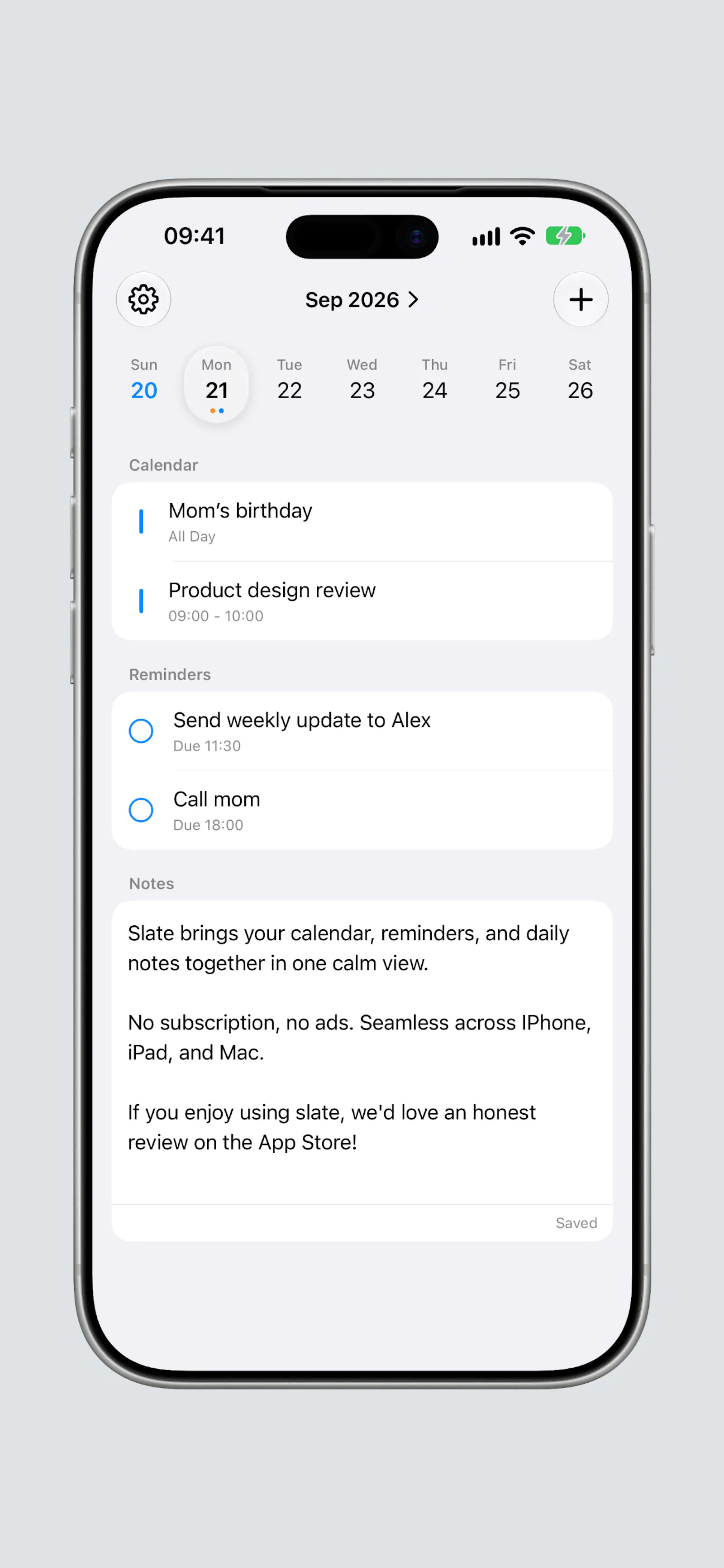 Slate screenshot 1