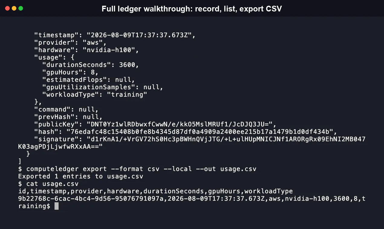 ComputeLedger gallery image
