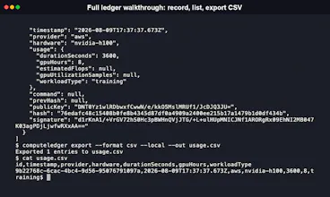 ComputeLedger gallery image