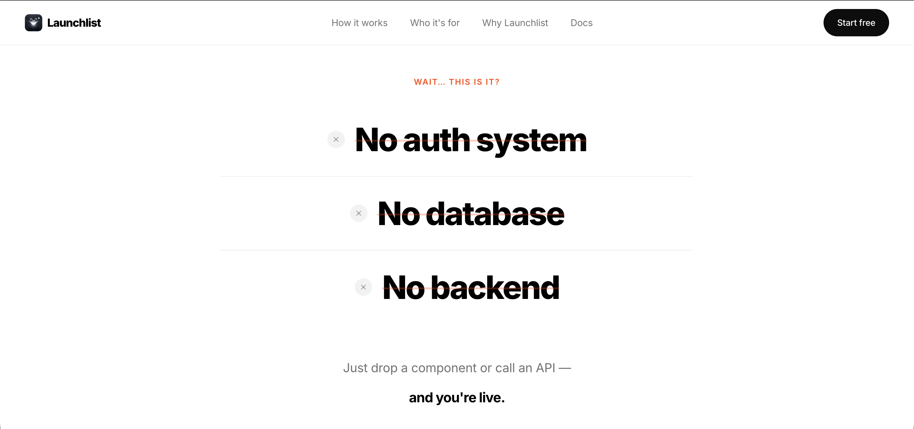 Launchlist gallery image