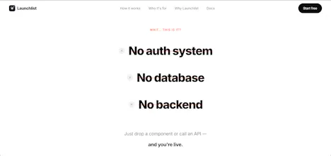 Launchlist gallery image