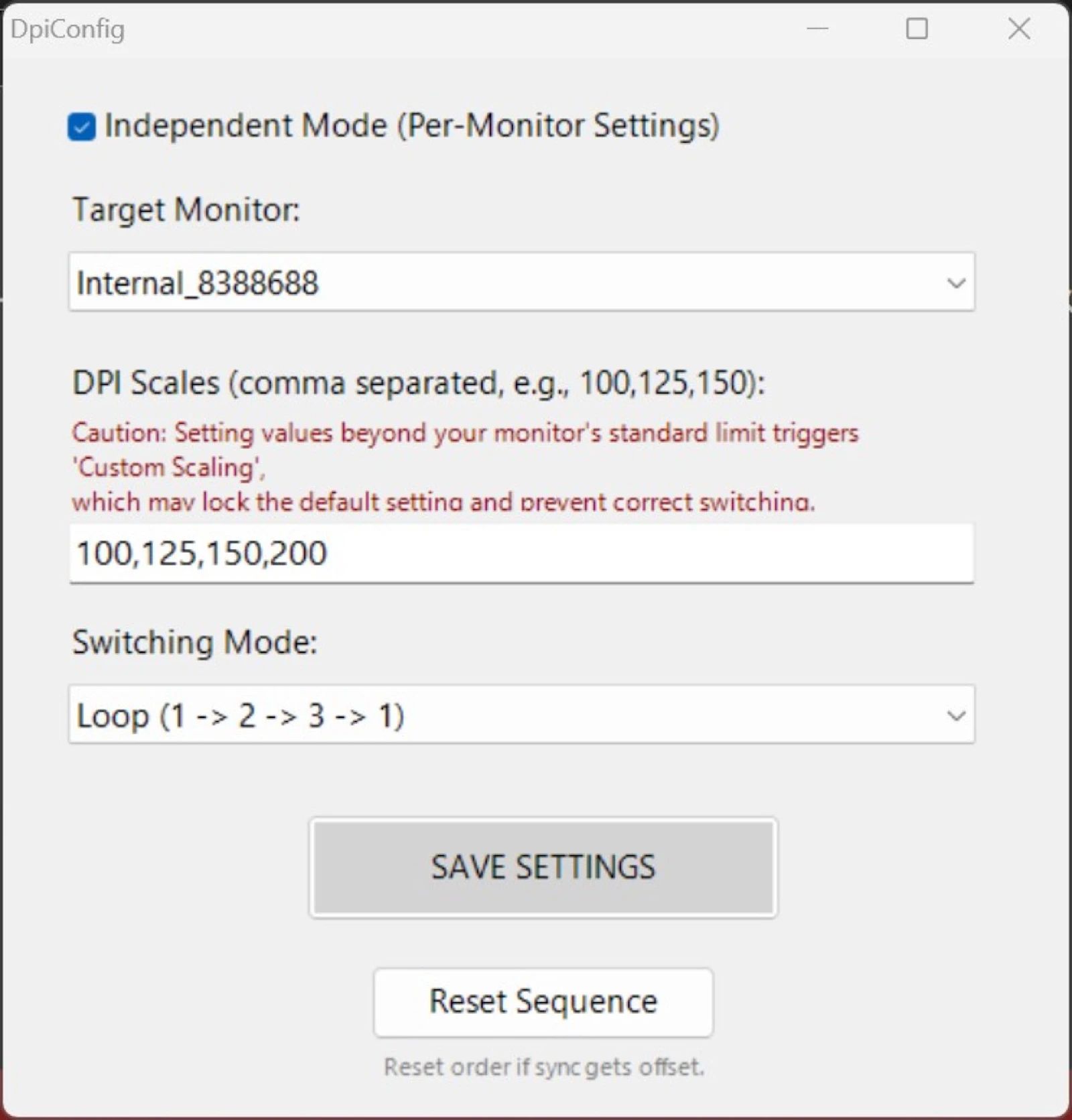 Smart DPI Switcher screenshot 1