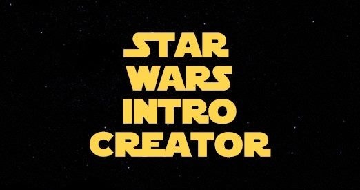 create a star wars intro