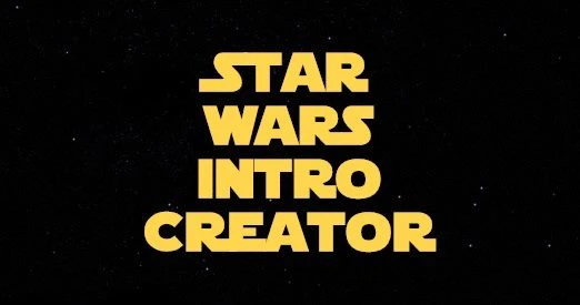 Star Wars Intro Creator