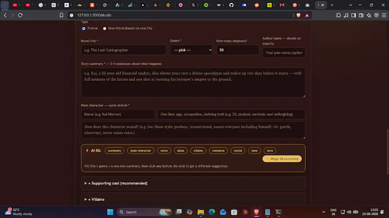 PenForge- Story Intelligence for Writers screenshot 2