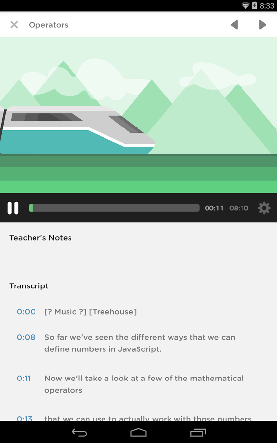 Treehouse Mobile App gallery image