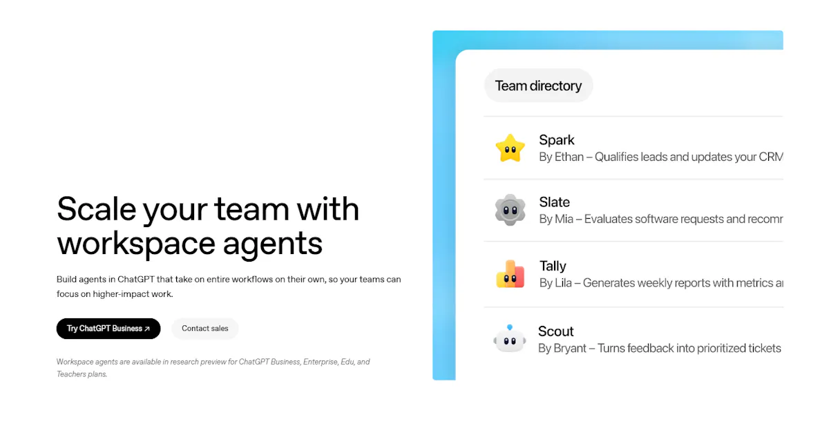 Workspace agents in ChatGPT
