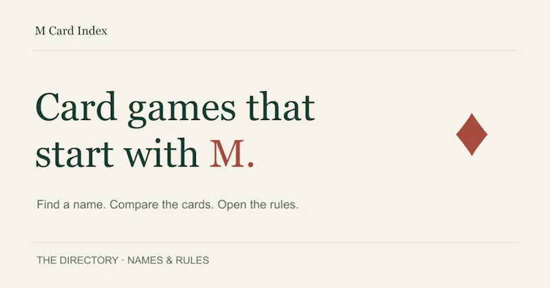 M Card Index screenshot 1