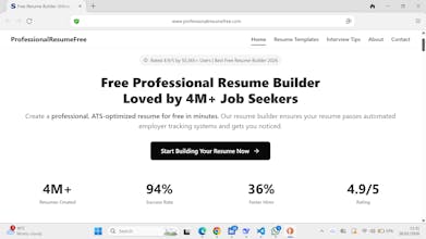 Professional Resume Free gallery image