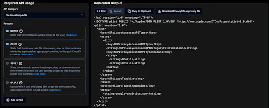 Online Privacy Manifest Generator gallery image