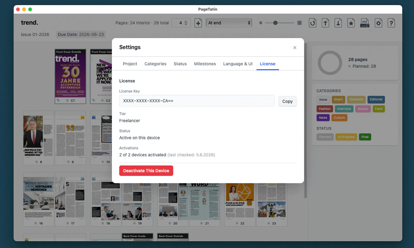 PageTatin screenshot 5