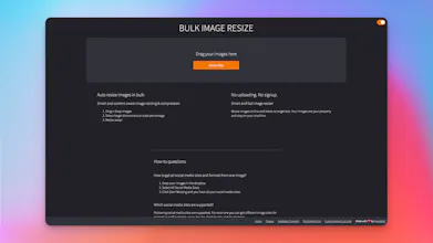 Bulk Image Resize gallery image