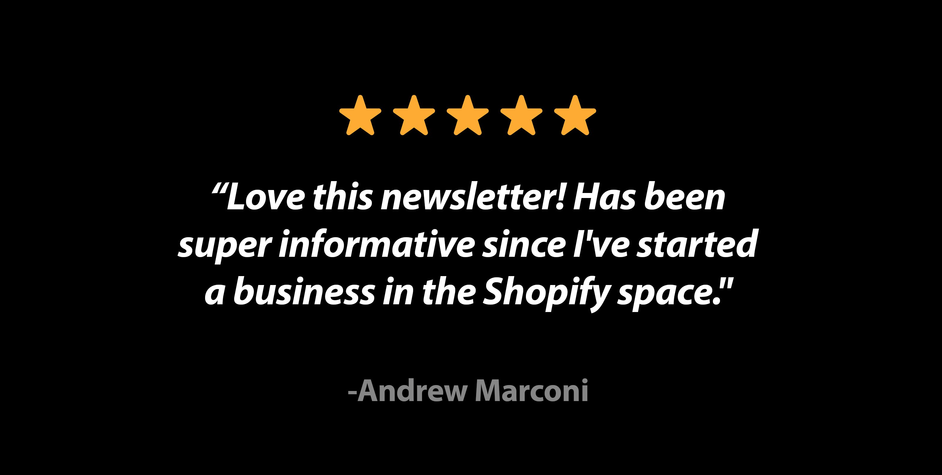 Shopifreaks E-commerce Newsletter gallery image