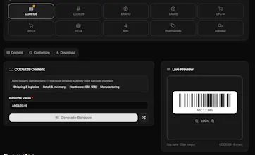 Barcode Generator gallery image