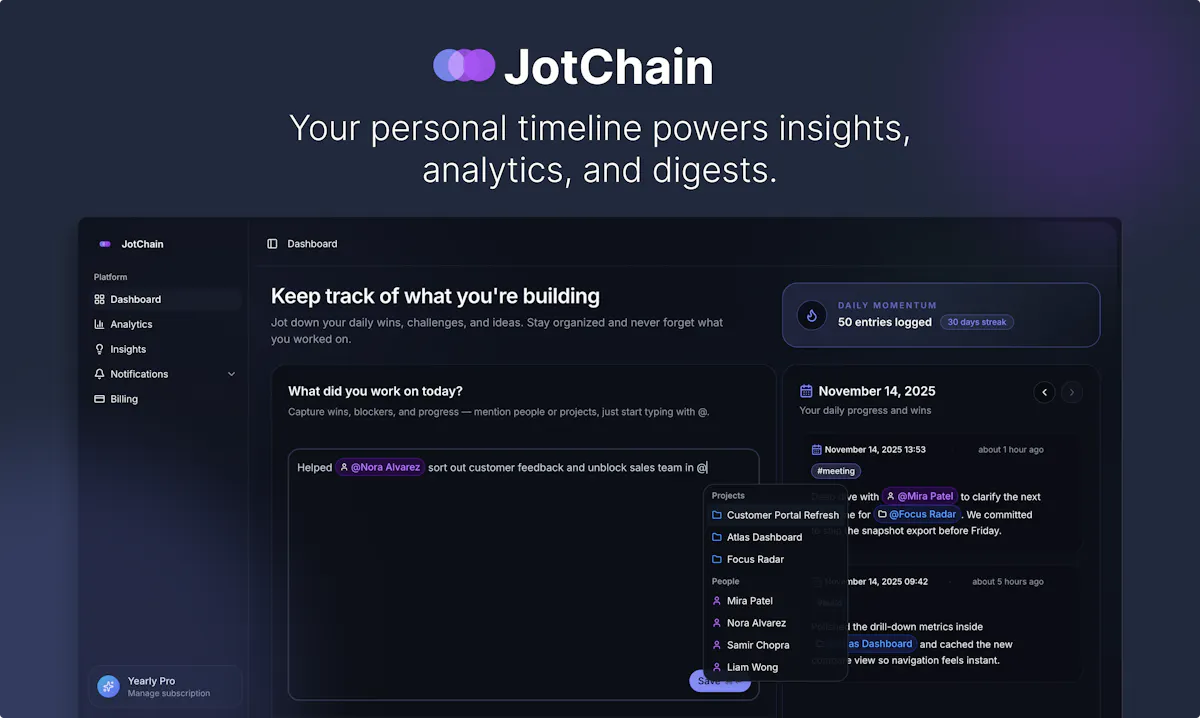 JotChain